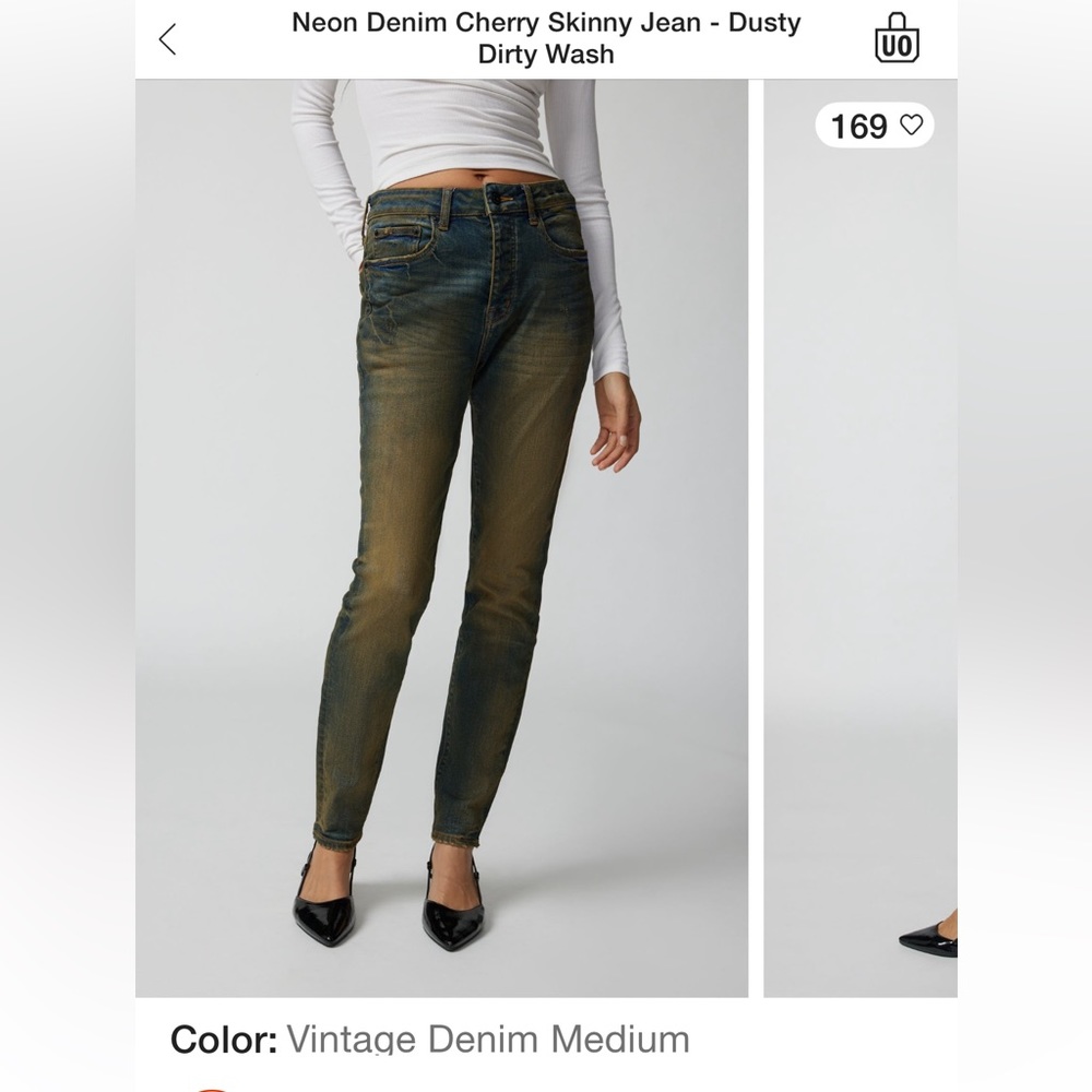 Neon Vintage Denim Medium Women's Jeans size 33